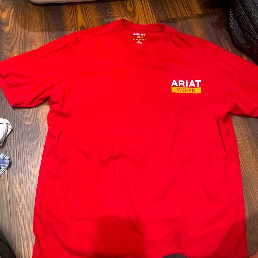 Ariat rebar work shortsleeve 100%cotton